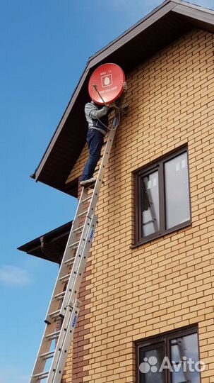 Установка спутниковых антенн. МТС Триколор