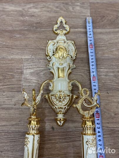 Ложка для обуви бронза