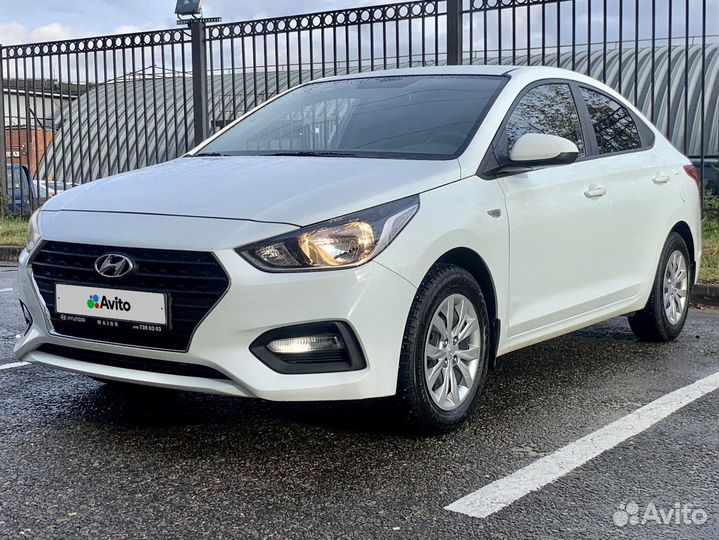 Hyundai Solaris 1.4 AT, 2018, 52 700 км