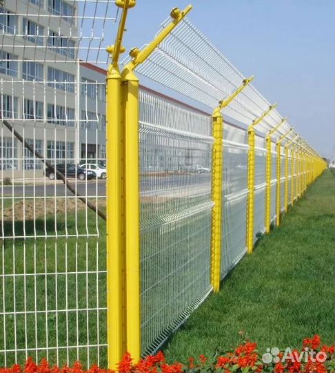 Забор из 3D сетки быстро работа по договору