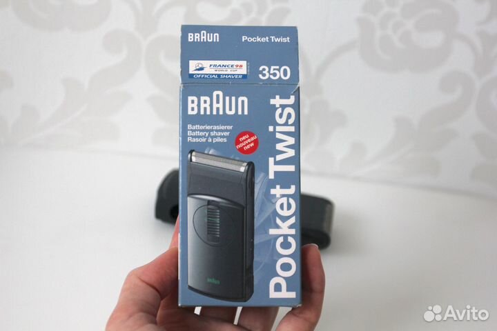 Бритва новая Braun Pocket Twist 350 винтаж 1998 г