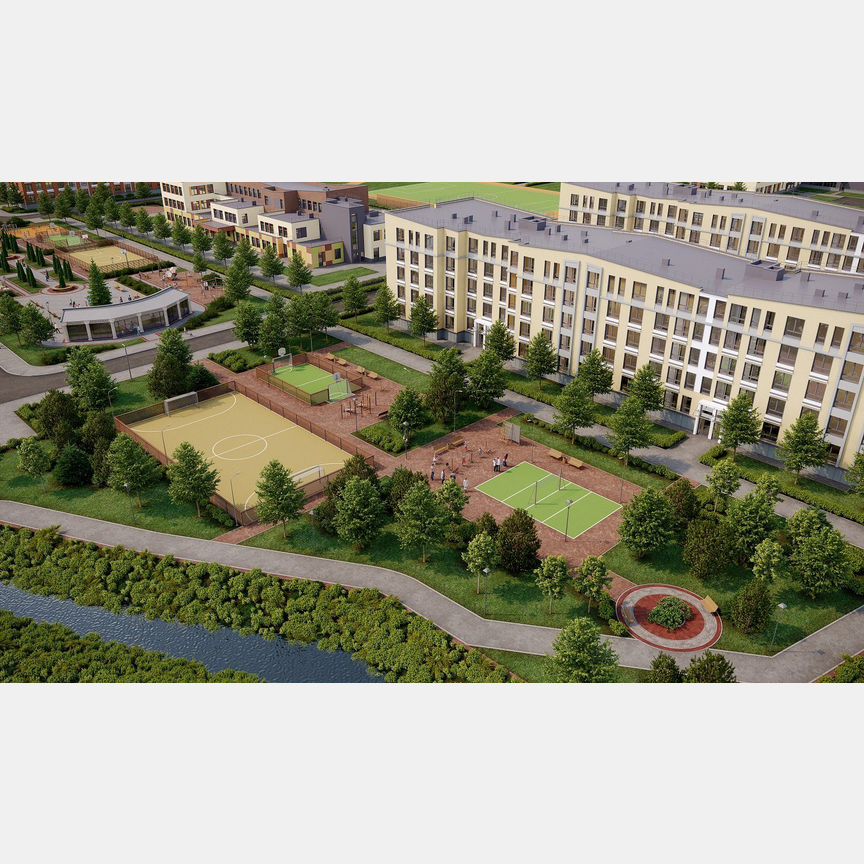 2-к. квартира, 56 м², 2/5 эт.