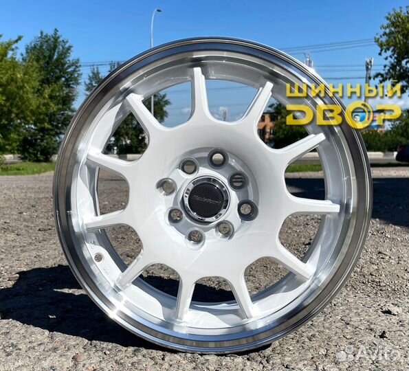 Диски 15 Белые Work DQ010-SV252 4x100 Toyota Vesta