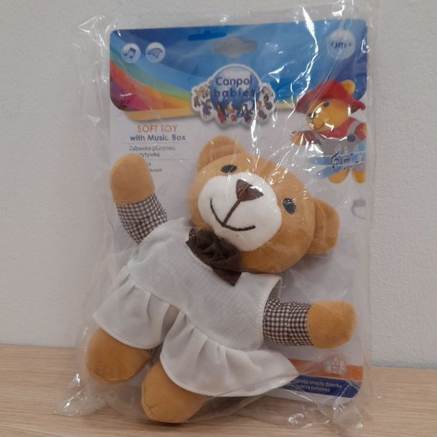 Игрушка мягкая Canpol Мишка девочка новый