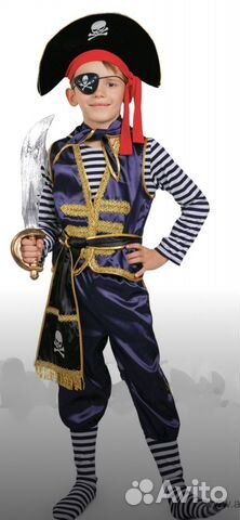 Костюм пирата, разбойника новый 134