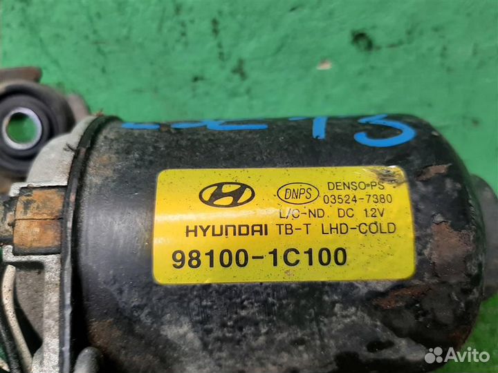 Трапеция стеклоочистителей Hyundai Getz TB 2007