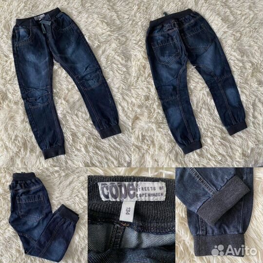 Джоггеры Джинсы 134 - 140 - 146