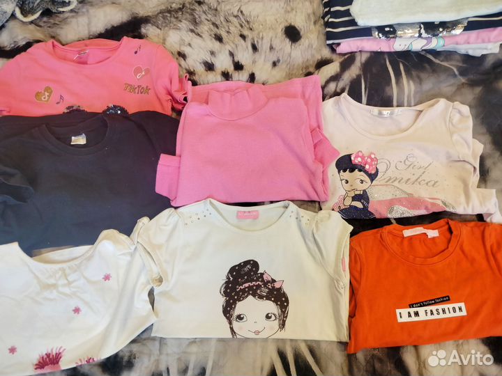 Кофточки и футболки на девочку