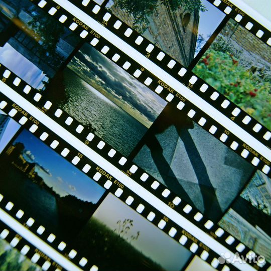 Сканирование фотопленки 35мм, негатив, позитив, чб
