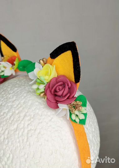 Ободок ушки Лисички