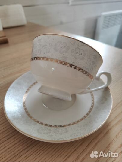 Чайная пара фарфор fioretta