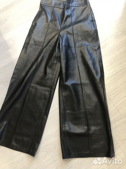 Штаны из эко кожи zara