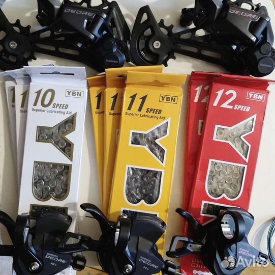 Цепь 10/11/12 скоростей YBN пробег 6000 км