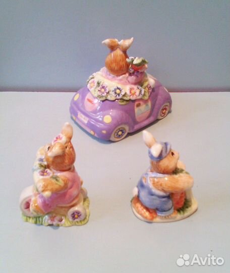 Набор для специй и сахарница Кролики