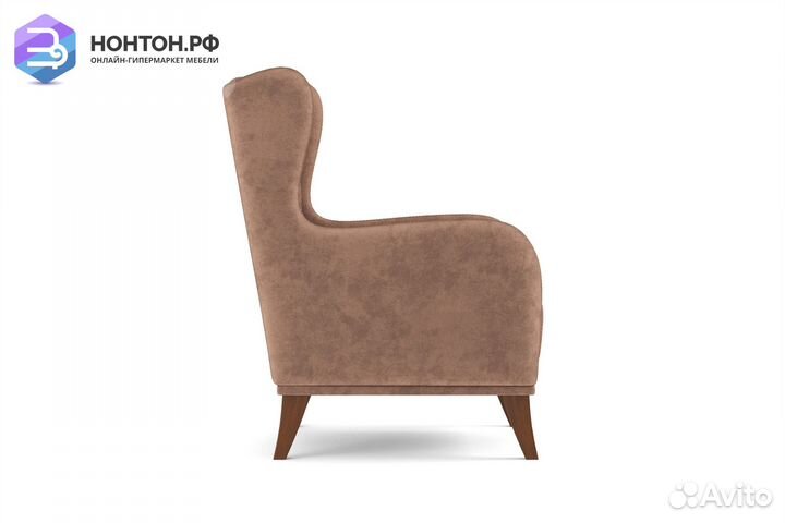 Кресло евромагнат светло-коричневое