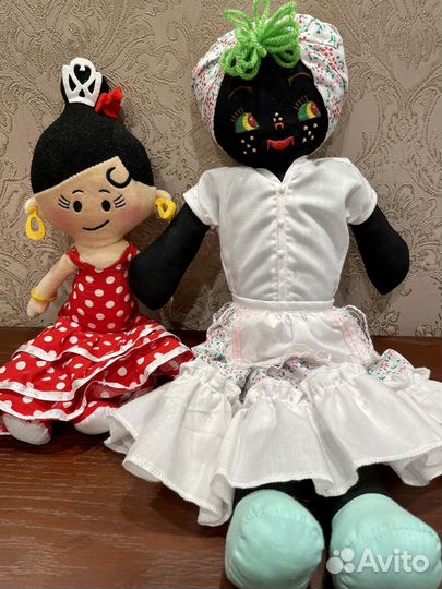 Куклы из Испании и Доминиканы сувенирные