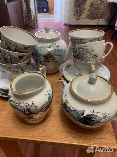 Чайный сервиз лфз жемчужный