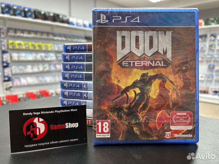 Диск Doom Eternal PS4
