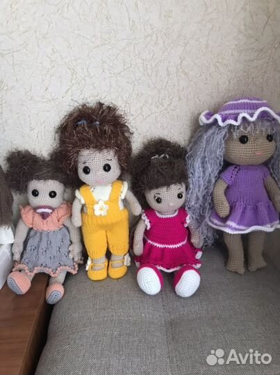 Вяжу на заказ кукол с одеждой