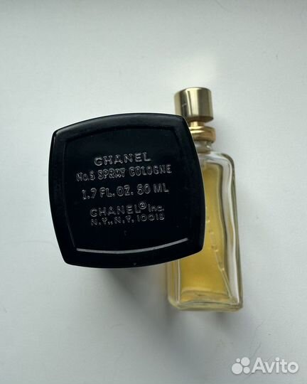 Chanel но 5 eau de cologne 50 мл винтаж б/у