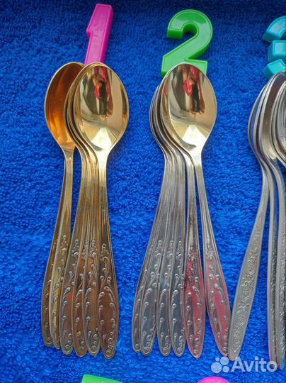 Чайные ложки мельхиор