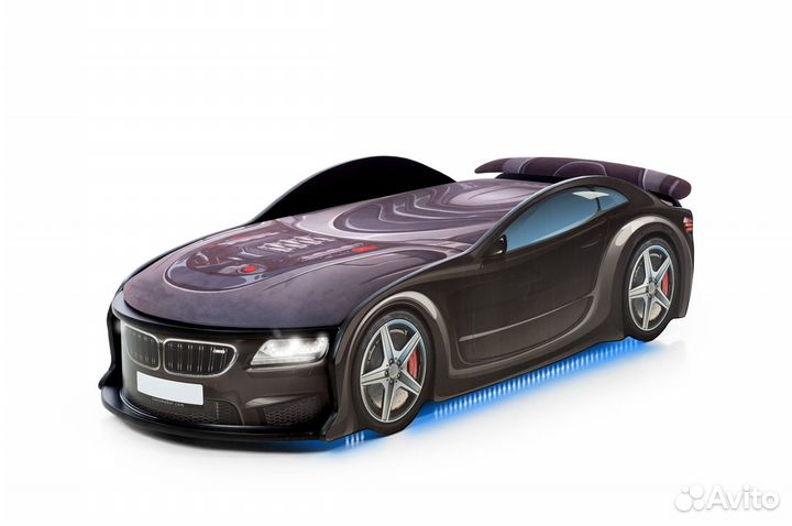 Детская кровать машина