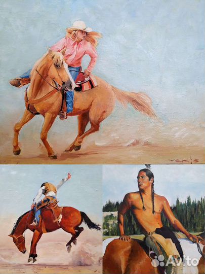 Картины маслом и акрилом