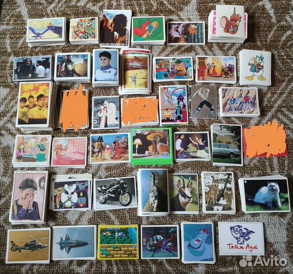 Наклейки к журналам Panini, Merlin, DS 90-е