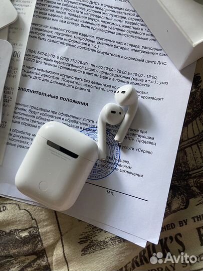 Наушники apple airpods