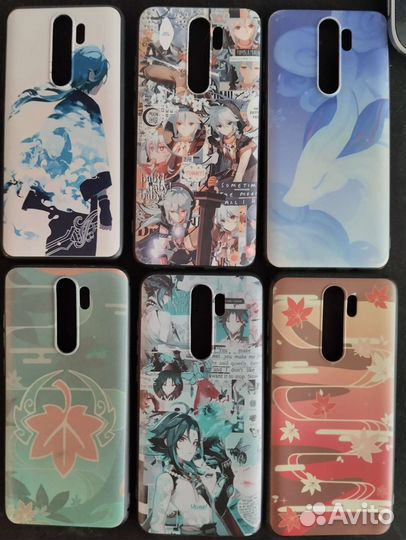 Чехол на Xiaomi redmi note 8 pro Геншин импакт