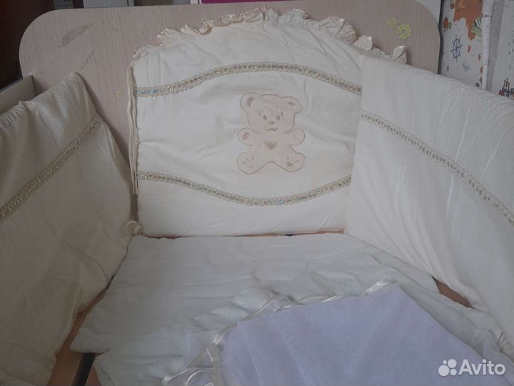 Бортики в детскую кроватку бу