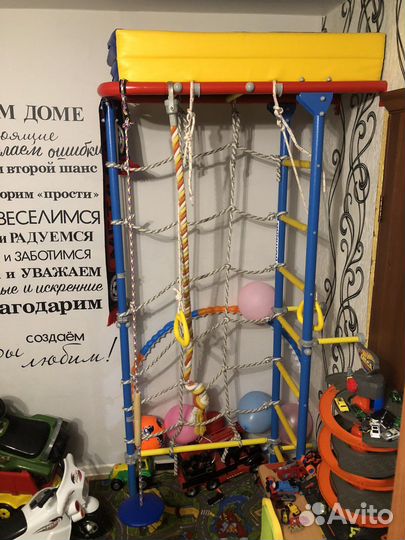 Детская шведская стенка (угловая)