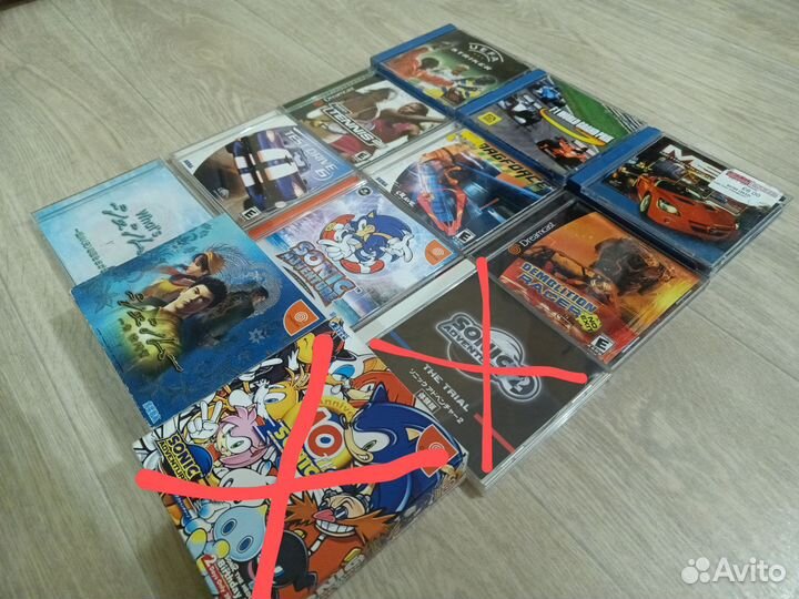 Лицензионные диски Sega Dreamcast
