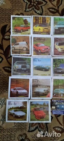 Вкладыши от жвачек BomBibon