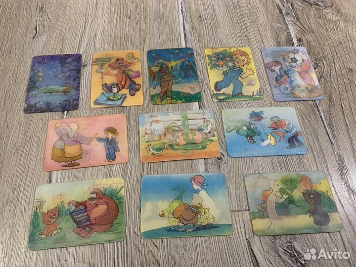 Переливающиеся календарики СССР