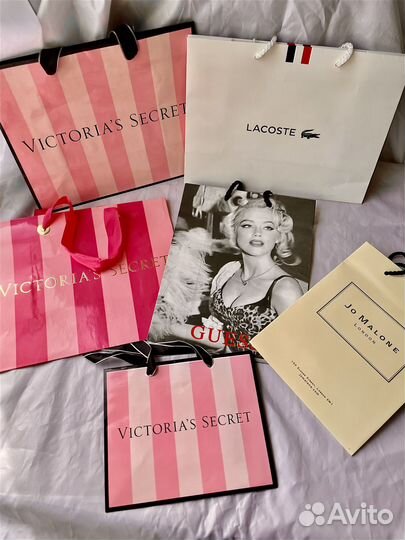 Пакеты Цум,Jo Malone,Lacoste,Victoria's Secret.др