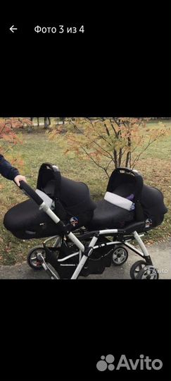 Коляска для двойни
