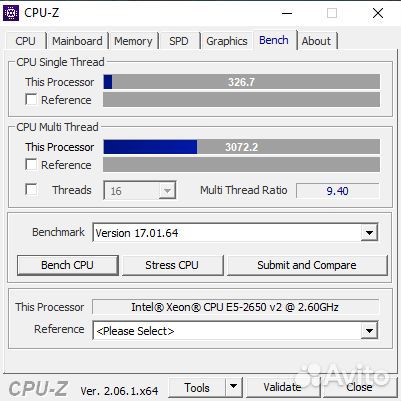 Процессор Intel Xeon E5 2650 v2