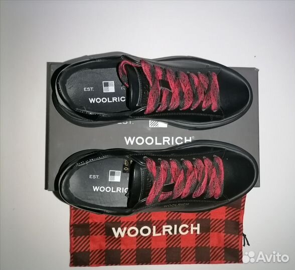 Сникеры кожаные Woolrich США р.38/24,5см Оригинал