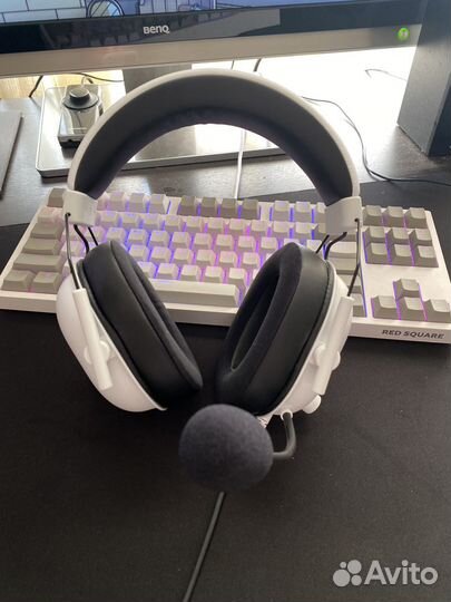 Игровые наушники Razer blackshark v2 x white