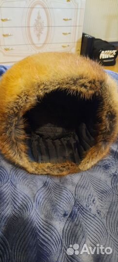 Мужская шапка куница