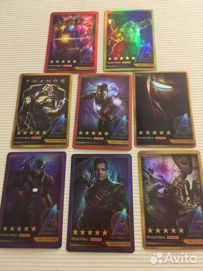 Карточки marvel assemble 2020