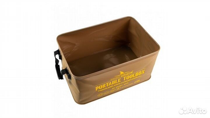 Ведро квадратное без крышки EastShark 72л 60х40х30