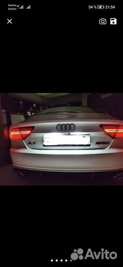 Подсветка Номера Audi A1 A4 S4 A5 S5 A6 A7 Q5 TT