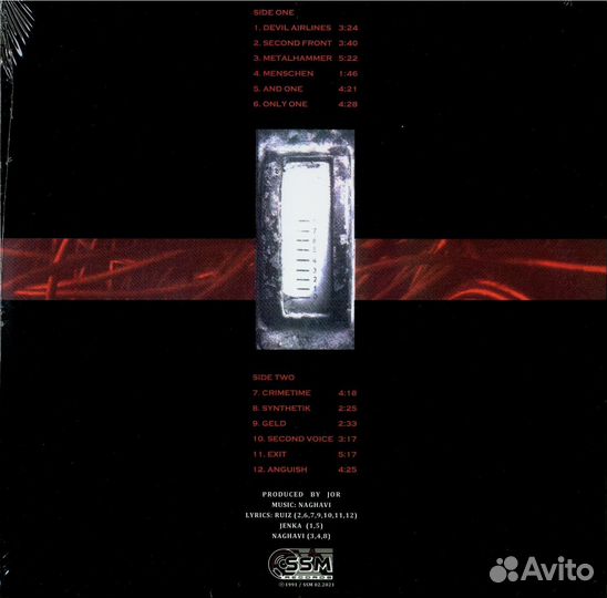 Виниловая пластинка AND ONE Anguish