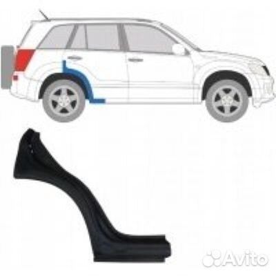 Арка правая Suzuki Grand Vitara 2005-2015 (Polcar)