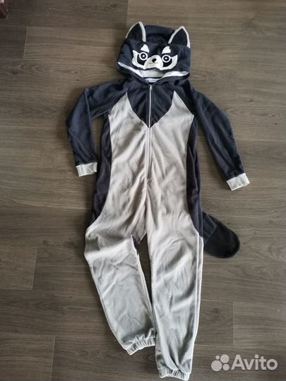 Кигуруми Серый Енот, 128 - 138