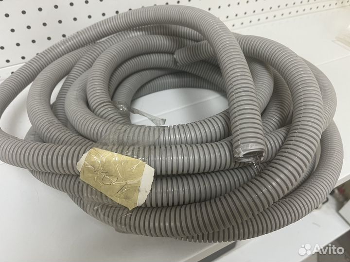 Гофрированная труба пвх d20 серая с зондом (10м)