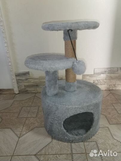 Домик для кошки с когтеточкой