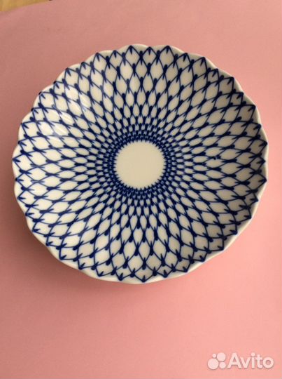 Сухарница лфз кобальтовая сетка новая